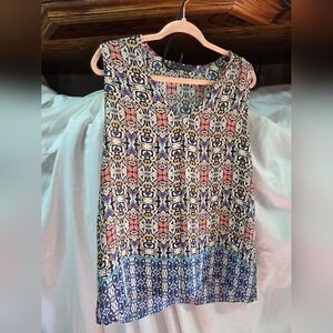 Rose & Olive Multicolor Patterned Blouse